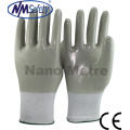 Nmsafety Nylon Fully Coated Luvas de trabalho de campo de nitrilo suave